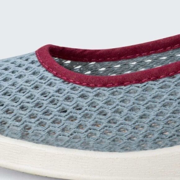 Maians | Handmade INES REJILLA – INDIGO Peep Toe Wedge Slip Ons  | 7.5 - Picture 4 of 10